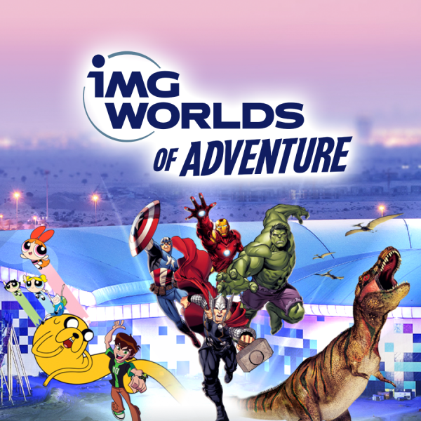IMG Worlds of Adventure Admission Ticket with Unlimited Rides