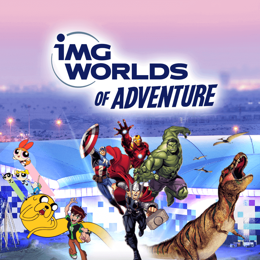 IMG Worlds Of Adventure Admission Ticket With Unlimited Rides Jas