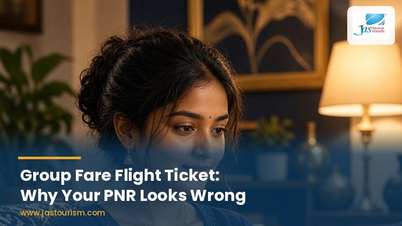 Group fare flight ticket PNR confusion